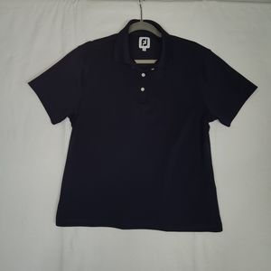 Footjoy Large Polo Golf Shirt Navy